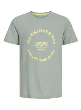 Camiseta Jack and Jones Simon verde