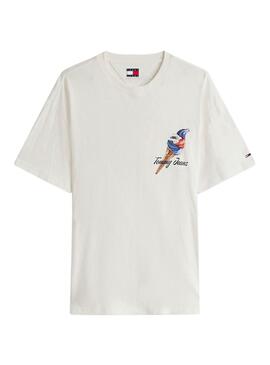 Camiseta Tommy Jeans Novelty helado beige para hombre