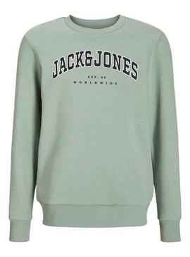 Sudadera Jack and Jones Caleb verde para hombre