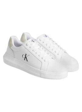 Zapatillas Calvin Klein Jeans Chunky cupsole blanco para hombre