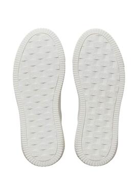 Zapatillas Calvin Klein Jeans Chunky Cupsole blanco y rosa para mujer