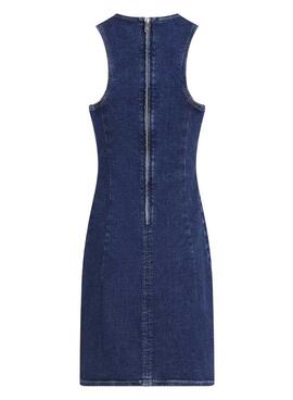 Vestido Calvin Klein Jeans Mini Column denim para mujer