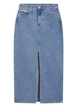 Falda Calvin Klein Jeans Maxi denim para mujer