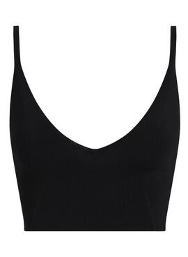 Top Calvin Klein Jeans Rayon negro para mujer