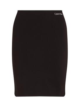 Falda Calvin Klein Jeans Milano negro para mujer