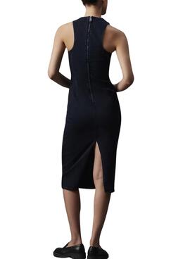 Vestido vaquero Calvin Klein Long Column para mujer