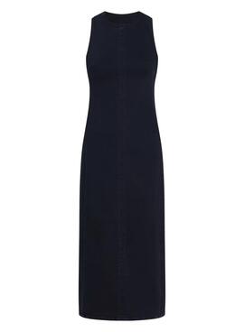 Vestido vaquero Calvin Klein Long Column para mujer