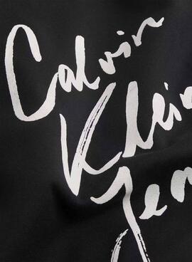 Sudadera Calvin Klein Jeans Script negro para mujer