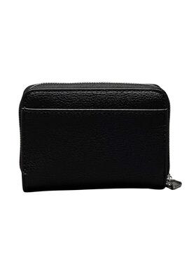 Cartera Calvin Klein Jeans Emblem negro para mujer