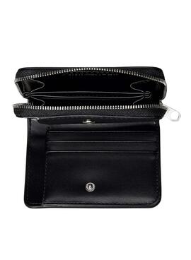 Cartera Calvin Klein Jeans Emblem negro para mujer