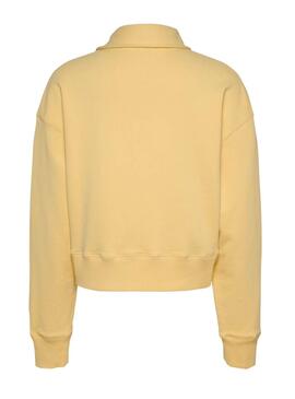 Sudadera Tommy Jeans Graphic amarillo para mujer