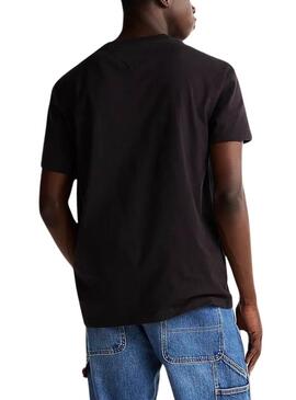 Camiseta Tommy Jeans Signature negro para hombre