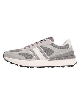 Zapatillas Tommy Jeans Technical gris para hombre