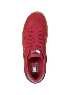 Zapatillas Tommy Jeans Greemwich Platform rojo para mujer