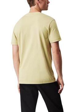 Camiseta Calvin Klein Monologo verde para hombre