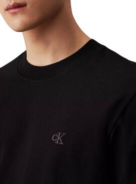 Camiseta Calvin Klein Heavy negro para hombre