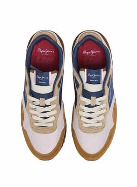 Zapatillas Pepe Jeans London Life marrón para hombre