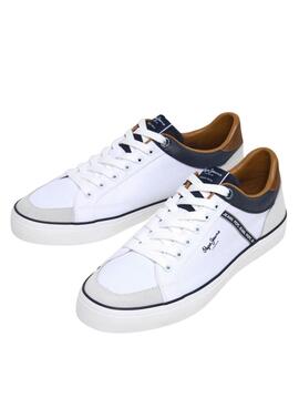 Zapatillas Pepe Jeans Kenton blanco para hombre