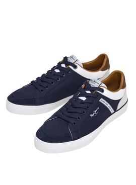 Zapatillas Pepe Jeans Kenton azul marino para hombre