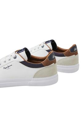 Zapatillas Pepe Jeans Kenton Court blanco para hombre