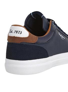 Zapatillas Pepe Jeans Kenton Court azul para hombre