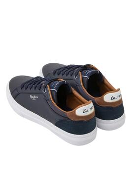 Zapatillas Pepe Jeans Kenton Court azul para hombre