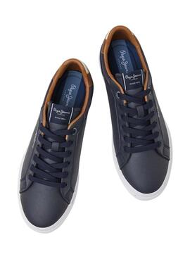 Zapatillas Pepe Jeans Kenton Court azul para hombre