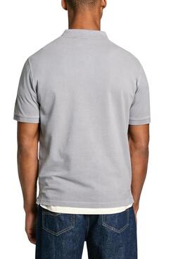 Polo Pepe Jeans New Oliver gris para hombre