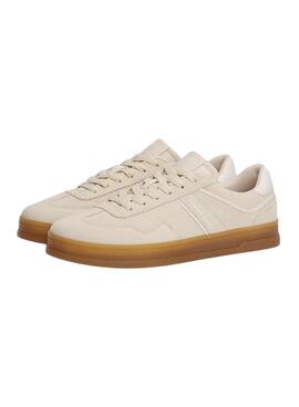 Zapatillas Tommy Jeans Greenwich beige para mujer