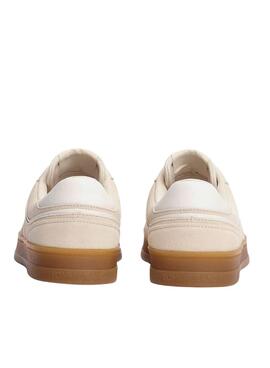 Zapatillas Tommy Jeans Greenwich beige para mujer