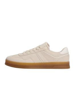 Zapatillas Tommy Jeans Greenwich beige para mujer