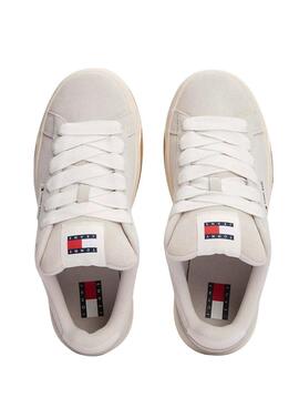 Zapatillas Tommy Jeans Skate gris para mujer