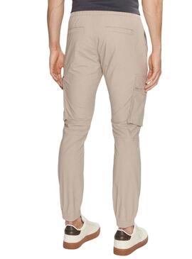 Pantalón Calvin Klein Cargo beige para hombre