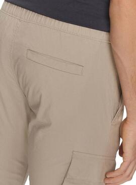 Pantalón Calvin Klein Cargo beige para hombre