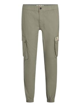 Pantalón Calvin Klein Cargo verde para hombre