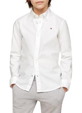 Camisa Tommy Hilfiger Strech Oxford blanco 