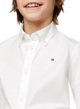 Camisa Tommy Hilfiger Strech Oxford blanco 