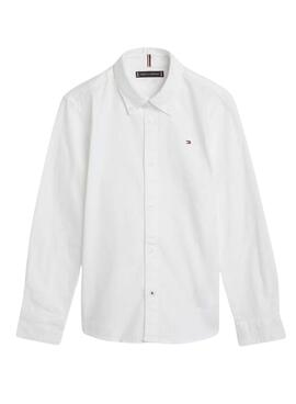 Camisa Tommy Hilfiger Strech Oxford blanco 