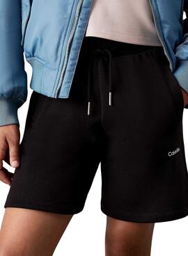 Bermudas Calvin Klein New Inst Logo negro