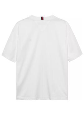 Camiseta Tommy Hilfiger Essential Archive blanco