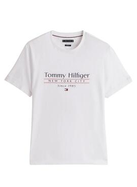 Camiseta Tommy Hilfiger Stack blanco para hombre