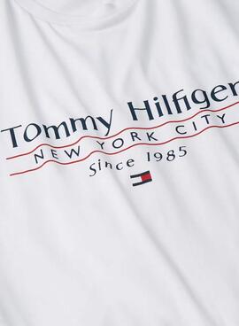 Camiseta Tommy Hilfiger Stack blanco para hombre