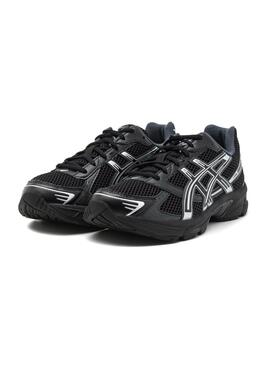 Zapatillas Asics GEL-1130 negro y plata para hombre