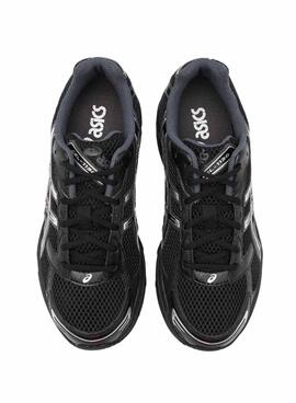 Zapatillas Asics GEL-1130 negro y plata para hombre