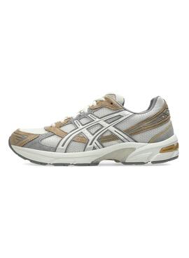 Zapatillas Asics GEL-1130 blanco y beige para hombre y mujer