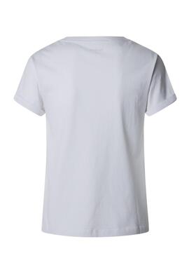 Camiseta Pepe Jeans Rufina blanco para mujer