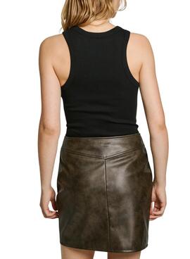 Top Pepe Jeans Marian negro para mujer