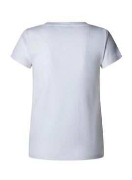 Camiseta Pepe Jeans Merida blanco para mujer