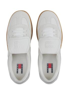 Zapatillas Tommy Jeans The Greenwich Flag blanco para mujer