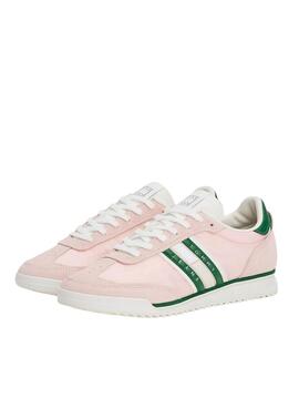 Zapatillas Tommy Jeans Retro Runner rosa para mujer